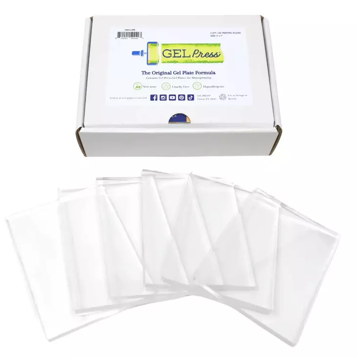 GEL PRESS 6-PACK 5" x 7" - Painotyöskentelyn tarvikkeet - 008623044 - 1