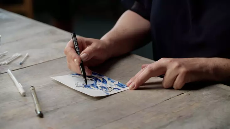 SAKURA CREATIVE KIT KANAGAWA - Sakura Pigma micron setit - 031024004 - 1