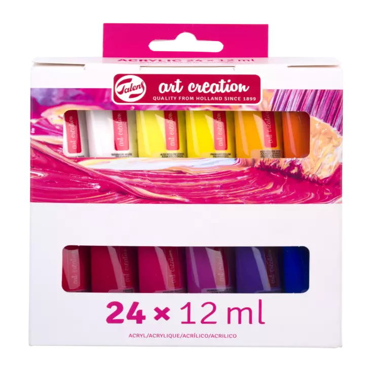 TAC AKR. SET 24x12ml - Akrylfärgsset - 003156824 - 1