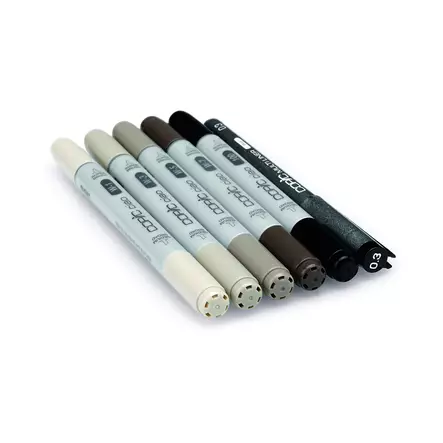 CIAO 5+1 WARM GREY T.22075565 - Copic Ciao - 027025565 - 3