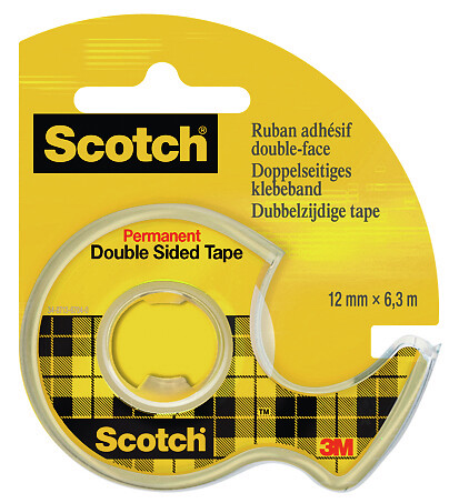 2-PUOLINEN TEIPPI SCOTCH 12x6,3m - Liimat ja liimapaperit - 018400665 - 1