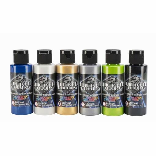 CREATEX WICKED 6x60ml #105 PEARL - Airbrush maalit - 020050105 - 1