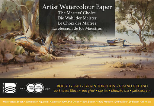 MASTERS' AKV. PAPIER RUFF 18x26 - Papper och block - 006520005 - 1