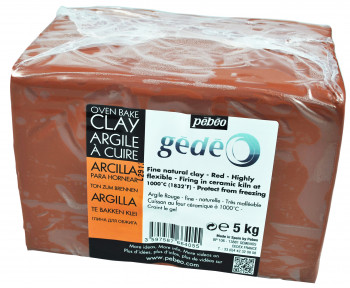 MODELING CLAY 5KG RED - Massat ja muovailu - 350766305 - 1
