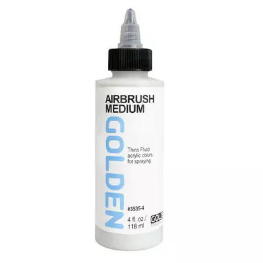 AIRBRUSH MEDIUM 118 ML - Akrylfärger målningsmedium Golden - 002500325 - 1