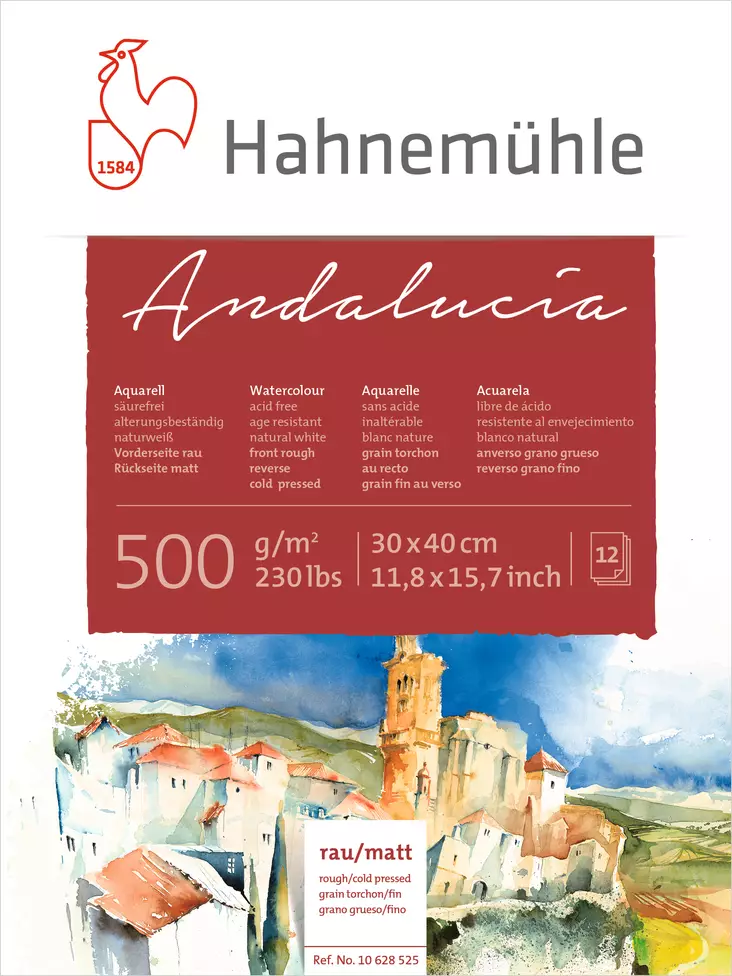 AKV.LEHTIÖ 500g 30x40 cm ANDALUCIA - Paperit ja lehtiöt - 006700525 - 1