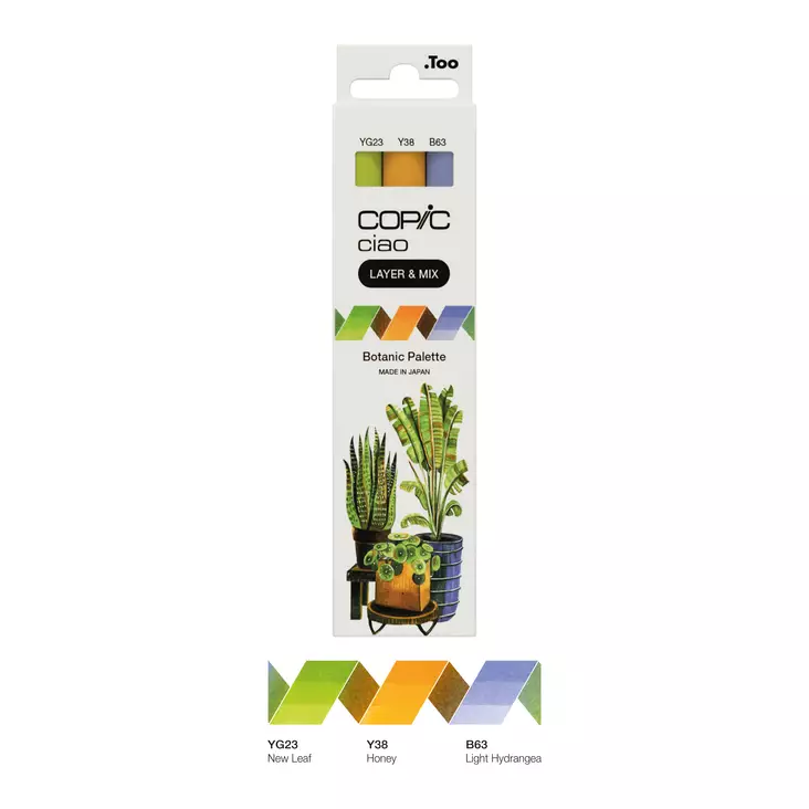 CIAO 3 BOTANIC PALETTE - Copic Ciao - 027020695 - 1