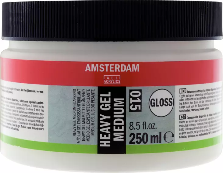 HEAVY GEL MEDIUM 250 ML - Akryylivärien maalausaineet - 002602015 - 1