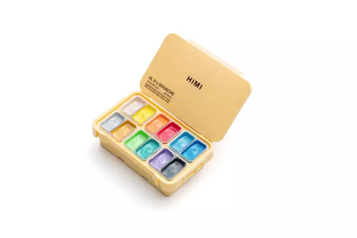 HIMI GUASSI SETTI 12 METALLISÄVYT - Gouachset - 360000075 - 1