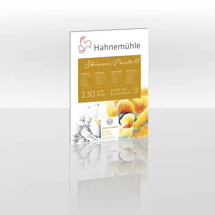 Hahnemuhle pastellpapper block A4 och A3 - Färgat papper och pastellpapper - 006700645 - 1