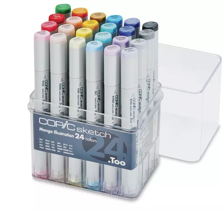 SKETCH 24 MANGA ILL.SET - Copic Sketch - 027011125 - 1