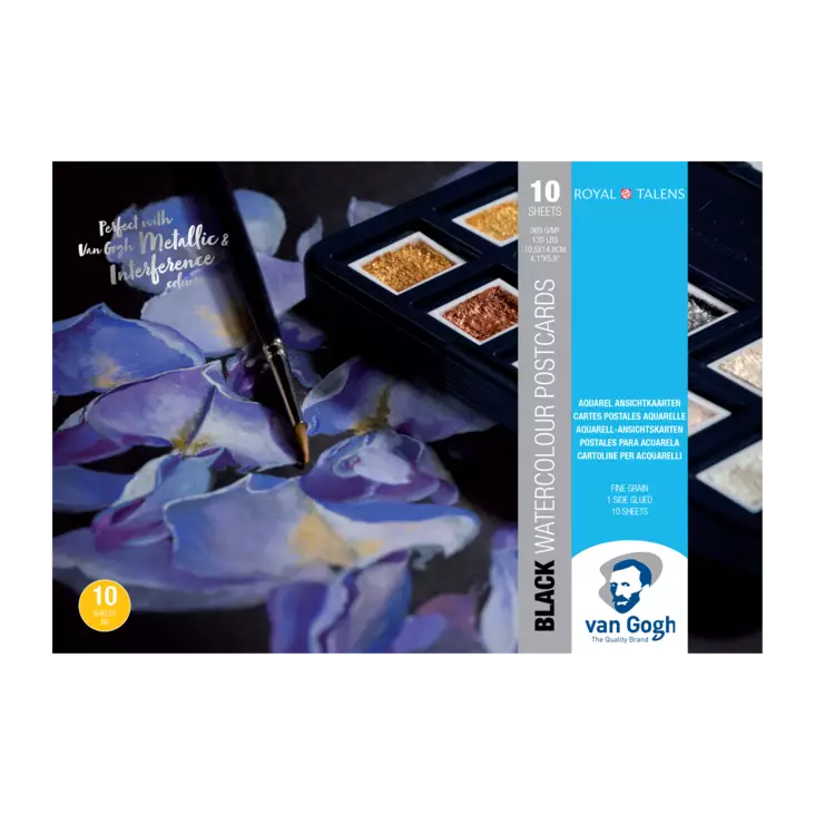 VG BLACK WC POSTCARD A6, 360g - Paperit ja lehtiöt - 006600235 - 1