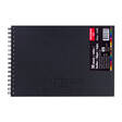 AAC BLACK BOOK A4, SPIRAL 250g - Papper och block - 006611006 - 1