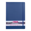 TAC KIRJA 21x29,7 NAVY BLUE tehdastil. - Luonnoskirjat - 006701466 - 1