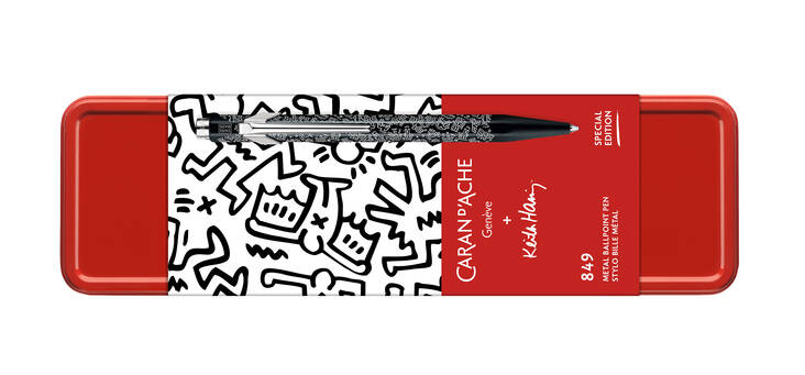 KEITH HARING BLÄCKPENNA SVART - Kulspets- och fyllpennor - 328592306 - 1