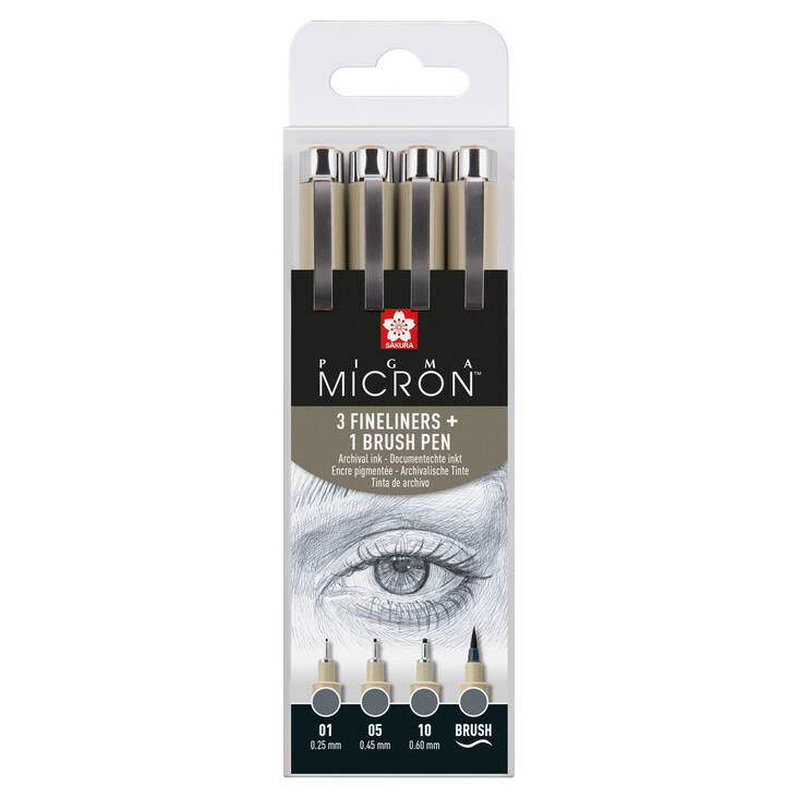 PIGMA MIC. COOL GREY SET 4 - Fineliners - 018140116 - 1