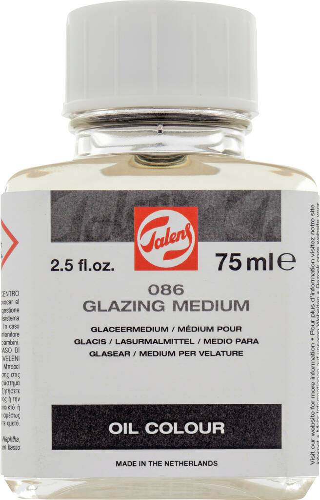 TALENS GLAZING MED.086, 75ml - Värit ja maalausaineet Huom! pakkasarat - 002217586 - 1