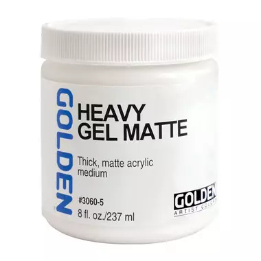 HEAVY GEL MATTE 237 ML - Akryylivärien maalausaineet Golden - 002500066 - 1