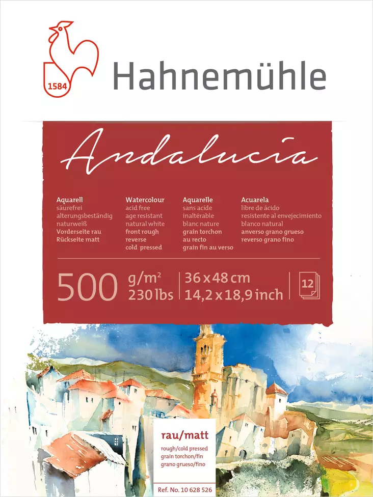 AKV.LEHTIÖ 500g 36x48 cm ANDALUCIA - Paperit ja lehtiöt - 006700526 - 1