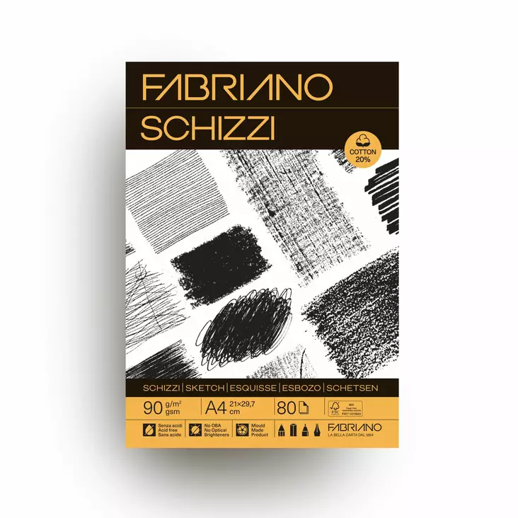 FABR.SCHIZZI A4, LIMMAD, 20% BOMBULL - Skisspapper - 006710816 - 2