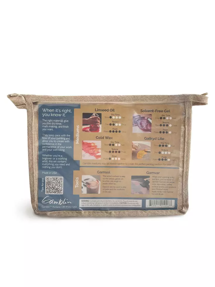 GAMBLIN OIL PAINTING MUST HAVES SET - Öljyvärien maalausaineet - 002711006 - 1