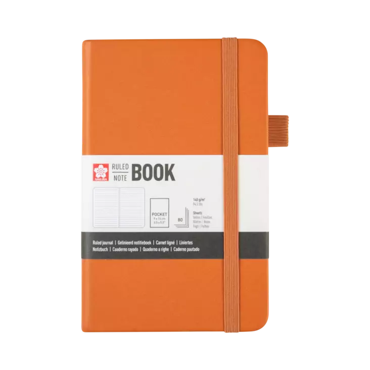 Sakuras högkvalitativa linjerade böcker 9 x 14 cm - Skissböcker - 006701566 - 1