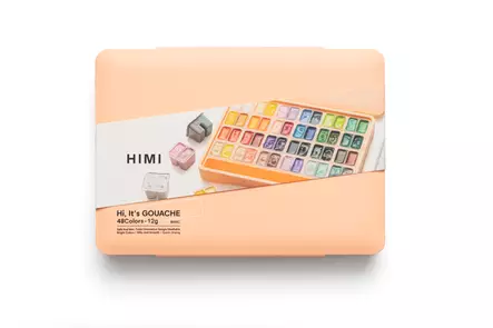 HIMI GUASSI 48 SETTI PERSIKKA - Gouachset - 360000127 - 2