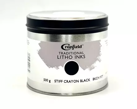 LITO STIFF CRAYON BLACK 500g - Litografi / stentryck – färger - 009218977 - 1