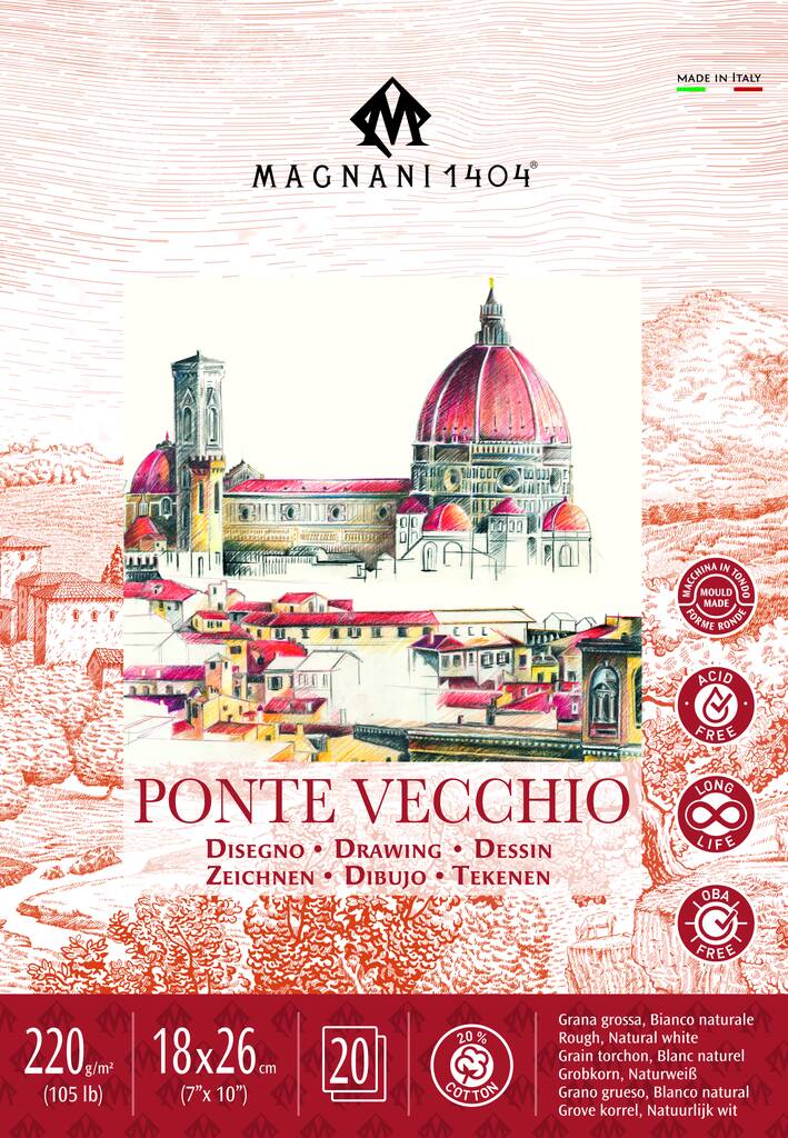 MAGNANI DRAWING 18*26 LEHTIÖ - Paperit ja lehtiöt - 006600307 - 1