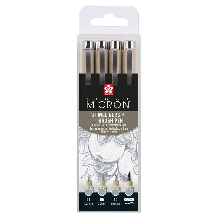 PIGMA MIC.LIGHT COOL GREY 4 - Fineliners - 018140117 - 1