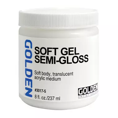 SOFT GEL SEMI-GLOSS 237 ML - Akrylfärger målningsmedium Golden - 002500017 - 1