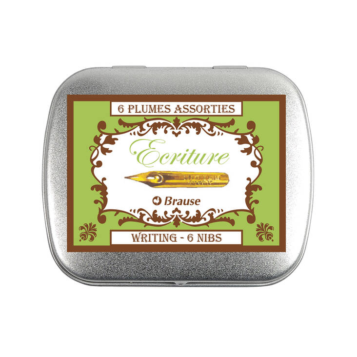 BRAUSE KIRJ.TERÄ SET 6 - Kalligrafia - 010141637 - 1