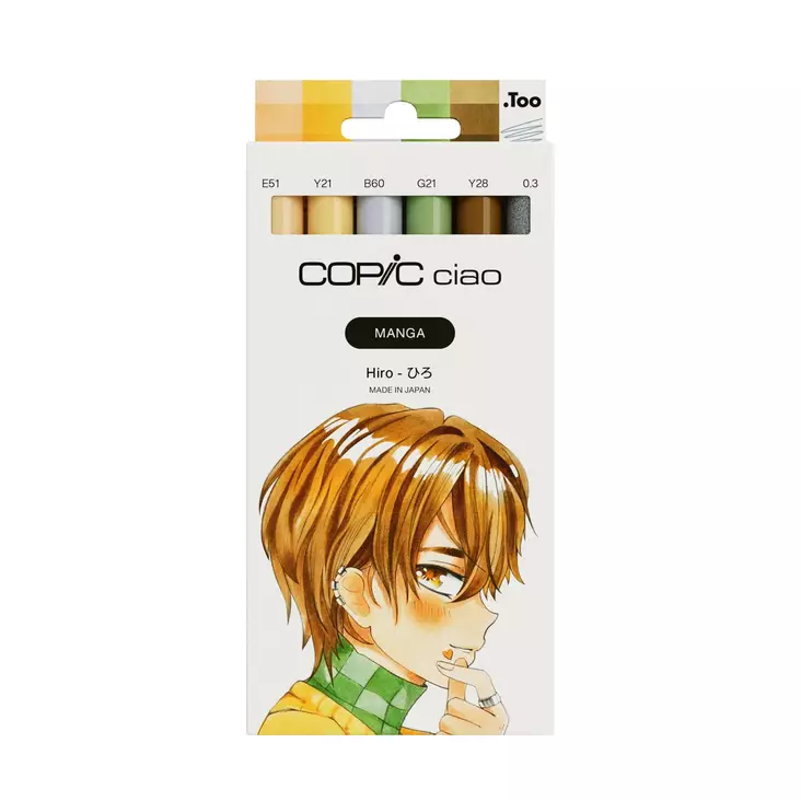 CIAO MANGA SET 6 HIRO - Copic Ciao - 027025587 - 1