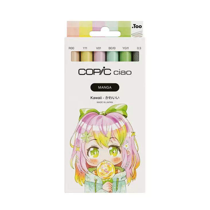 CIAO MANGA SET 6 KAWAII - Copic Ciao - 027025597 - 1