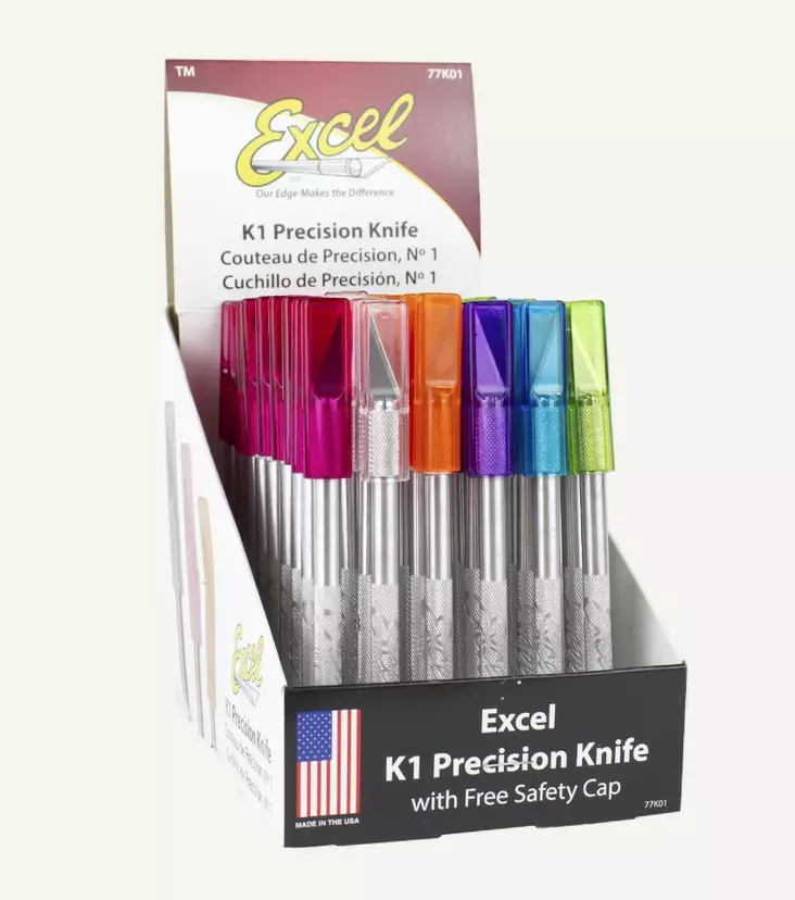 EXCEL LIGHT DUTY KNIFE K1, 1 VEITSI - Puunveistoraudat ja Hobby-veitset - 017800047 - 1
