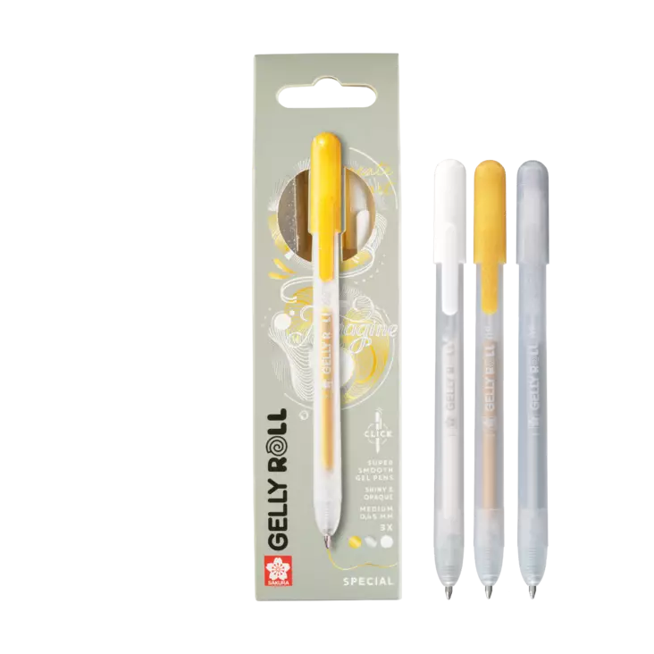 GELLY ROLL KLICK-PEN SPECIAL 3 SET - Geelikynät - 031037477 - 1