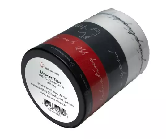 MASKING TAPE 4 ERIL. 6-25mmx20m Poistuva - Tarvikkeet piirtäjille ja taiteilijalle - 018208887 - 1