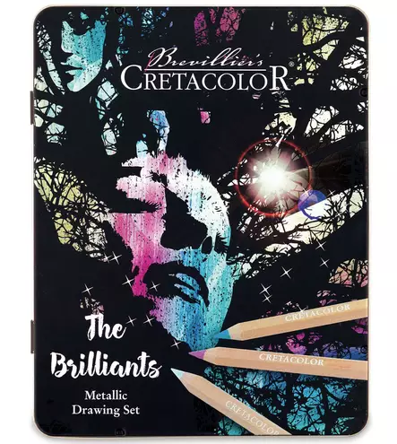 CRETACOLOR MEGACOLOR 12 BRILLIANTS - Pennor, tuschpennor, kritor, kol - 004829098 - 2