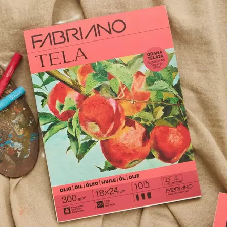 FABRIANO ÖLJYVÄRILEHTIÖ 18x24cm, 300g - Paperit ja lehtiöt - 006596018 - 2