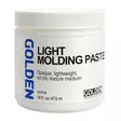 LIGHT MOLDING PASTE 473 ML - Akrylfärger målningsmedium Golden - 002500248 - 1