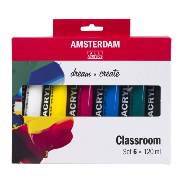 AAC SET CLASSROOM 6X120ML - Färger och målningsmaterial - 003154008 - 1