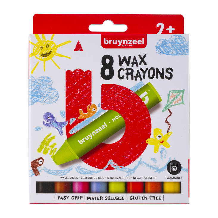 BRUYNZ. CRAYONS SET 8 - Lapset - 031826008 - 1