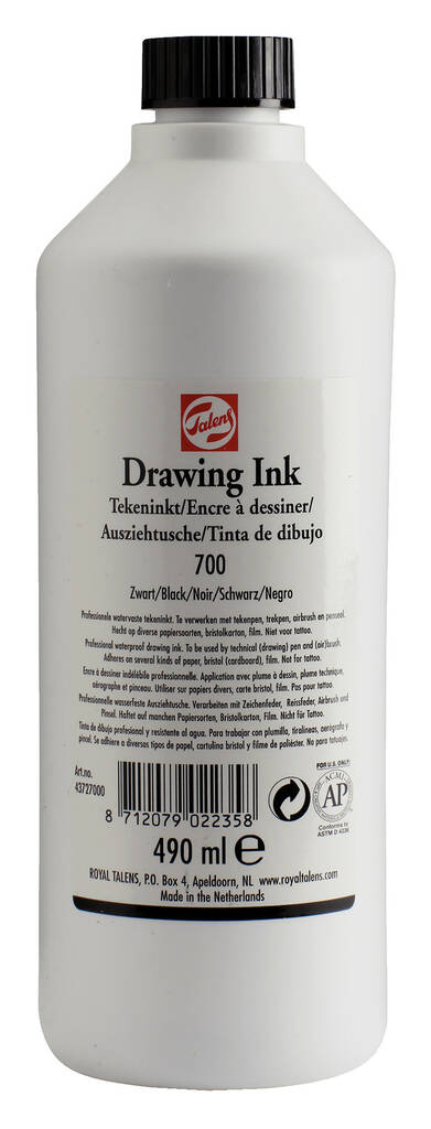 DRAWING INK SVART 490 ML - Tusch - 010000848 - 1