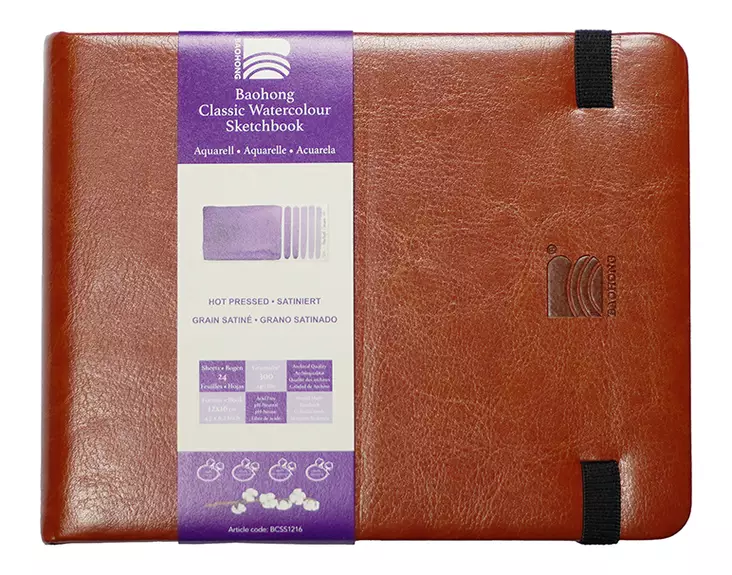 BAOHONG SKETCHBOOK SMOOTH 12x16 cm - Skissböcker - 006521008 - 1