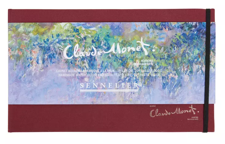 CLAUDE MONET 15x25 AKVARELLIKIRJA - Akvarellpapper - 006713968 - 1