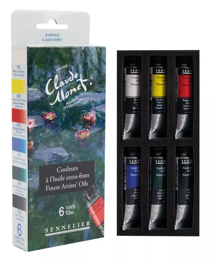 CLAUDE MONET ÖLJYVÄRIT 6 x 10ml - Oljemåleri - 001213118 - 1