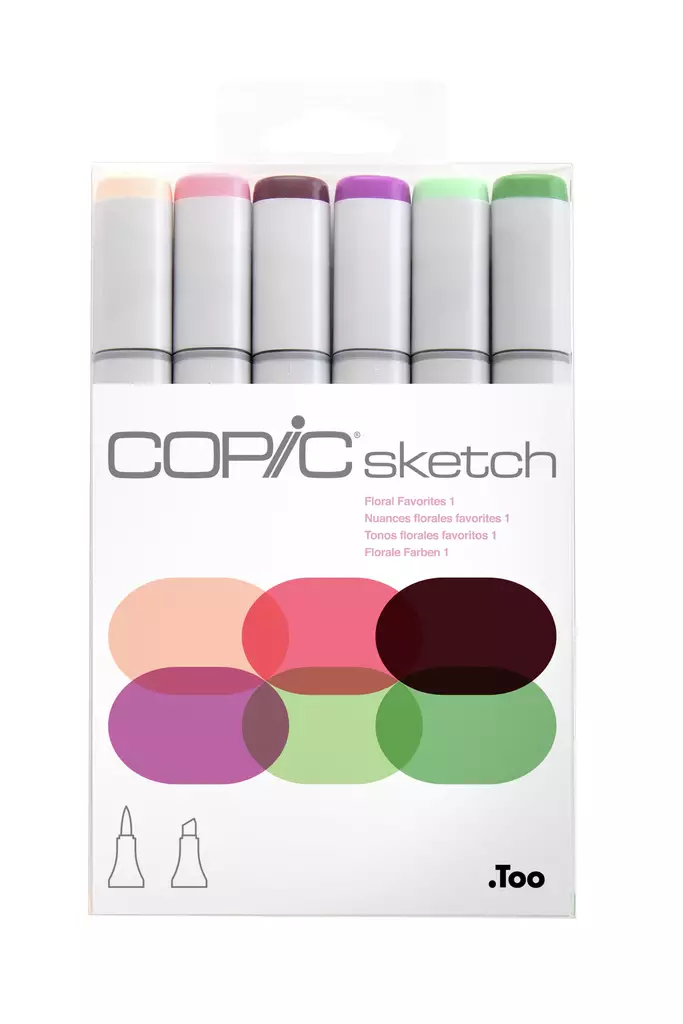 COPIC SKETCH 6 SET FLORAL 1 - Copic Sketch - 027011068 - 1