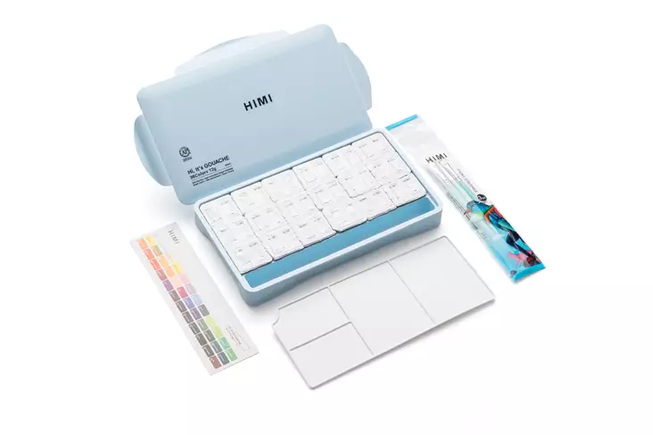 HIMI GUASSI 36 SETTI JÄÄNSININEN - Gouachset - 360000118 - 1