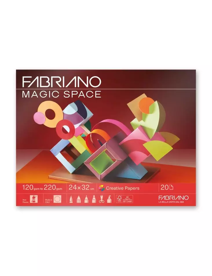 MAGIC SPACE COLLECTION 20 ark - Färgat papper och pastellpapper - 006722738 - 1