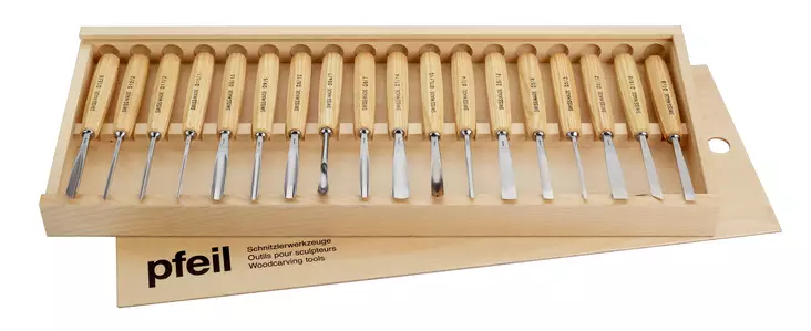 PUUNVEISTORAUTASET.D18er - Puunveistoraudat ja Hobby-veitset - 007402918 - 1